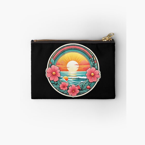 Item preview, Bubblegum Sunset over a Hawaiian Beach with Orchids designed and sold by NautiChic.