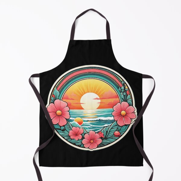 Item preview, Bubblegum Sunset over a Hawaiian Beach with Orchids designed and sold by NautiChic.