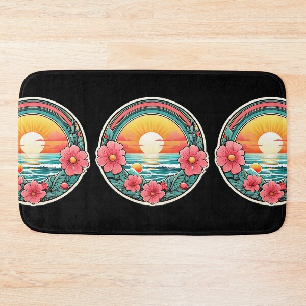 Item preview, Bubblegum Sunset over a Hawaiian Beach with Orchids designed and sold by NautiChic.