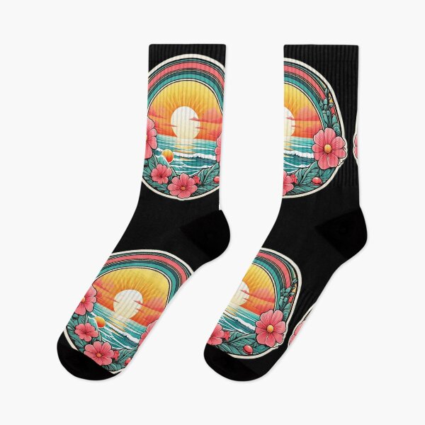 Item preview, Bubblegum Sunset over a Hawaiian Beach with Orchids designed and sold by NautiChic.