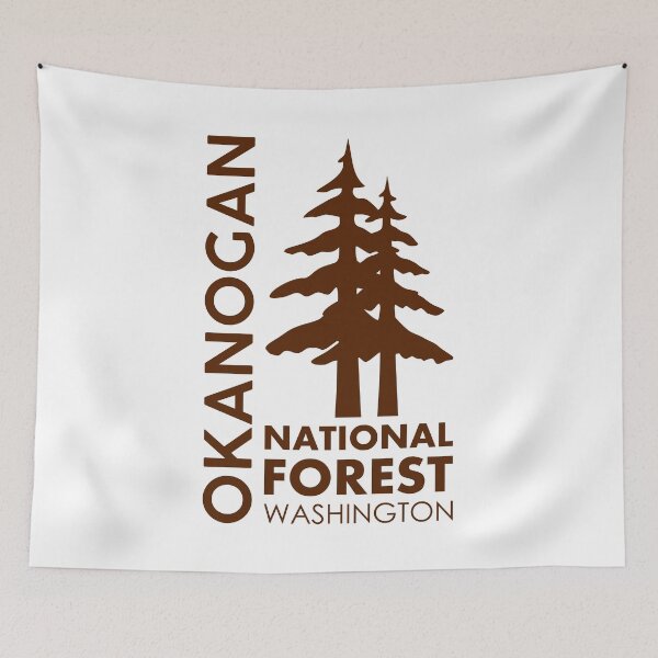 Item preview, Okanogan National Forest Washington Pines designed and sold by bivenart.
