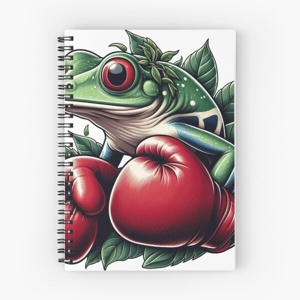Item preview, Froggy Knockout: Boxing Gloves Embroidery Kit designed and sold by Martial-Art-23.