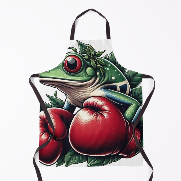 Item preview, Froggy Knockout: Boxing Gloves Embroidery Kit designed and sold by Martial-Art-23.