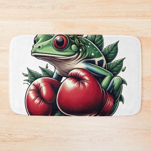 Item preview, Froggy Knockout: Boxing Gloves Embroidery Kit designed and sold by Martial-Art-23.