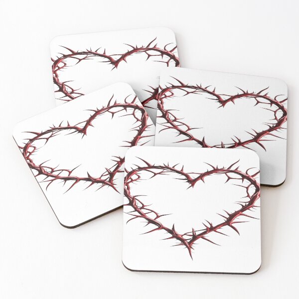 Item preview, red heart with thorns around designed and sold by Mmarchi1991.