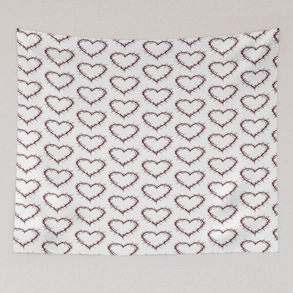 Item preview, red heart with thorns around designed and sold by Mmarchi1991.