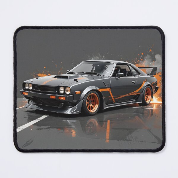 Item preview, Poster classic Toyota Celica black orange designed and sold by Salimgor Hangaround Music.