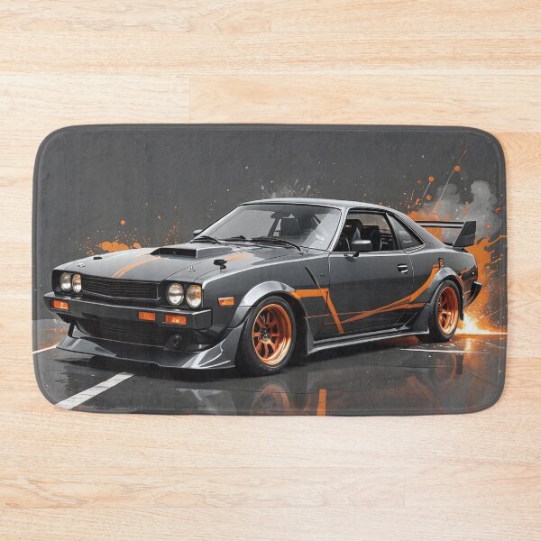 Item preview, Poster classic Toyota Celica black orange designed and sold by Salimgor Hangaround Music.