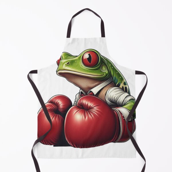 Item preview, Punchy Paddlers: Frog Boxing Gloves Kayak Decals designed and sold by Martial-Art-23.