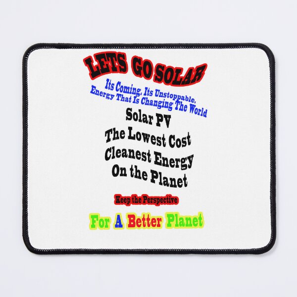 Item preview, Lets Go Solar For a Better Planet designed and sold by 4ABetterPlanet.