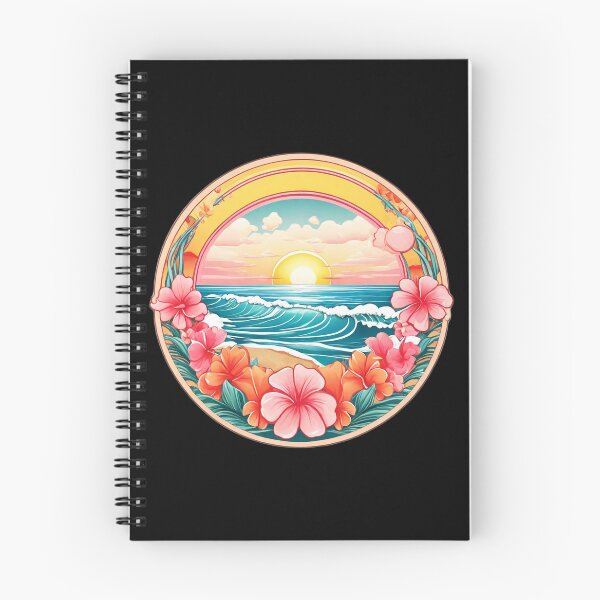 Item preview, Bubblegum Ocean over a Hawaiian Beach with Orchids designed and sold by NautiChic.
