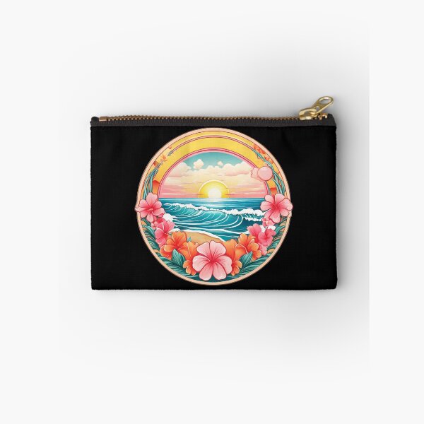 Item preview, Bubblegum Ocean over a Hawaiian Beach with Orchids designed and sold by NautiChic.