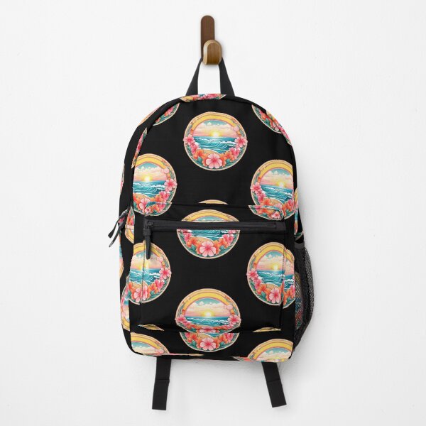 Item preview, Bubblegum Ocean over a Hawaiian Beach with Orchids designed and sold by NautiChic.