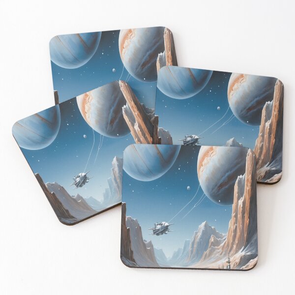 Item preview, Landing on Europa - Planets and Stars designed and sold by eXtraHumans.