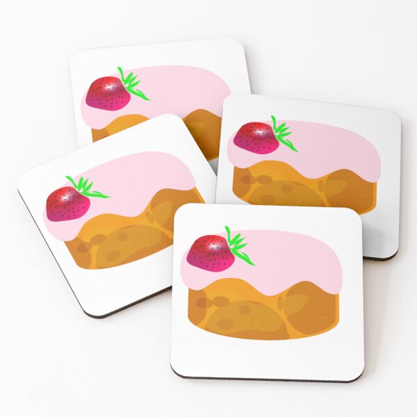Item preview, strawberry round cake design designed and sold by Nature  Nblossom.
