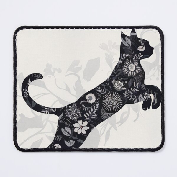 Item preview, Floral cat designed and sold by WildernessTints.