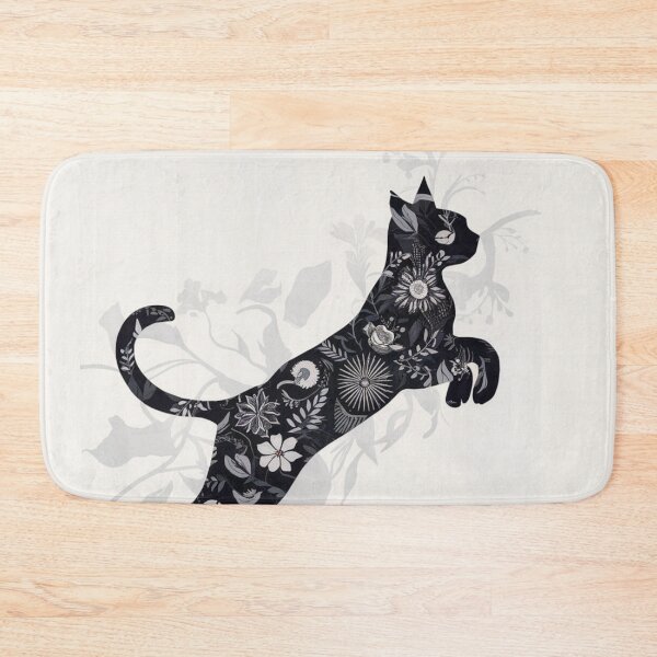 Item preview, Floral cat designed and sold by WildernessTints.