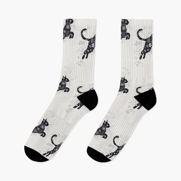 Item preview, Floral cat designed and sold by WildernessTints.