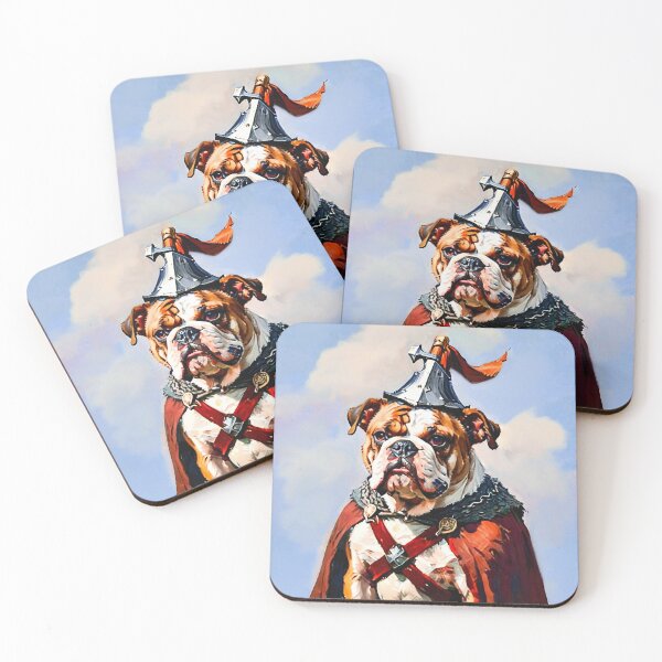 Item preview, Bulldog Medieval Warrior, Perfect Gift for Dog Lovers designed and sold by furrlieben.