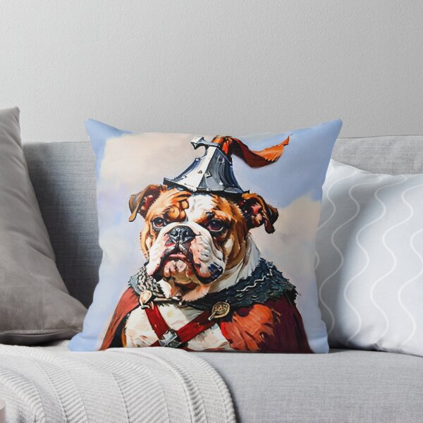 Item preview, Bulldog Medieval Warrior, Perfect Gift for Dog Lovers designed and sold by furrlieben.