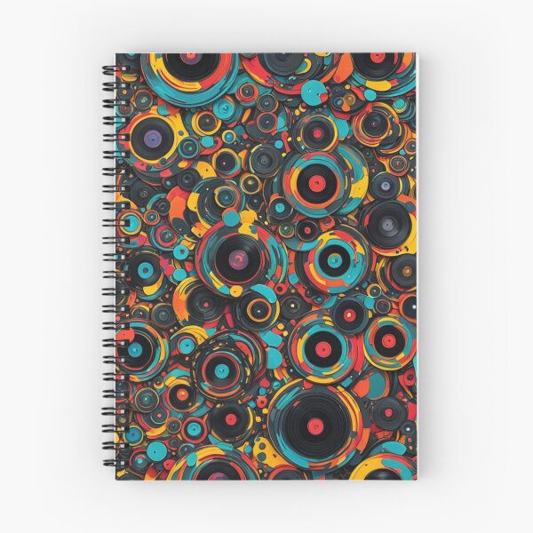 Item preview, Abstract Record Albums Pattern designed and sold by calibrit.