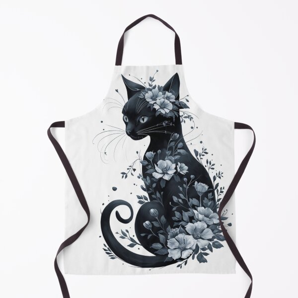 Item preview, Floral cat designed and sold by WildernessTints.
