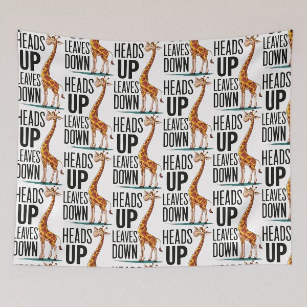 Item preview, Heads Up, Leaves Down: A Cartoon Giraffe's Life Lesson designed and sold by SplashTastic.