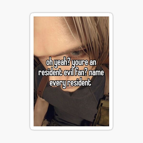 Item preview, you're a resident evil fan? designed and sold by Verallium.