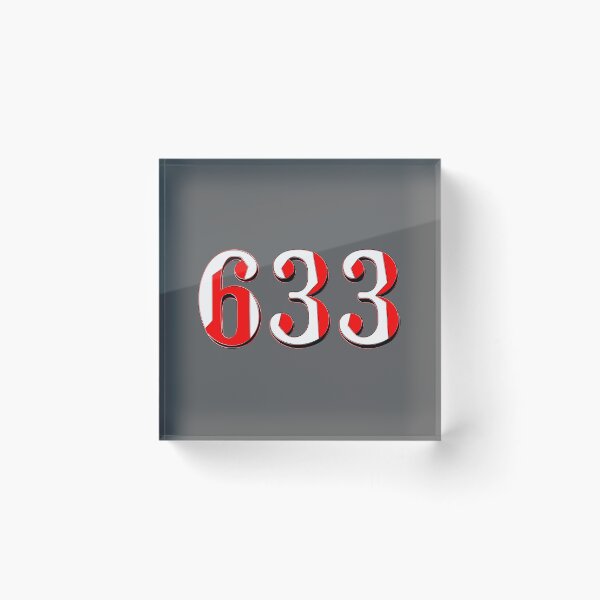 Item preview, number six hundred and thirty-three digit 633 order sequence team member age designed and sold by 4rpixs.