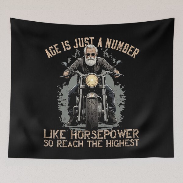 Item preview, Horsepower Lover Funny Biker Grandpa Design designed and sold by LuminOrb.
