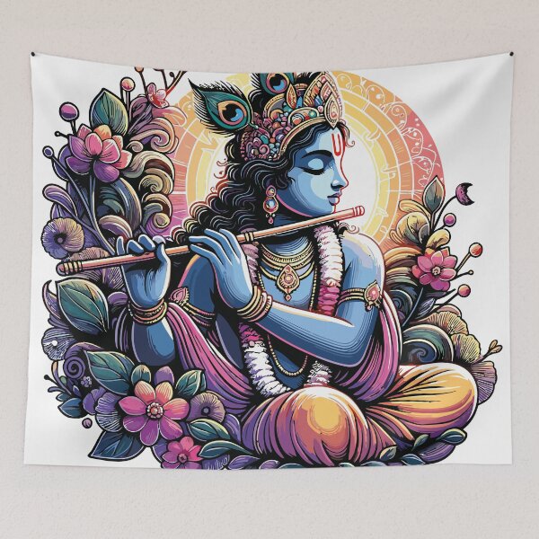Item preview, Divine Flutist: Young Krishna  designed and sold by CyberWindow.