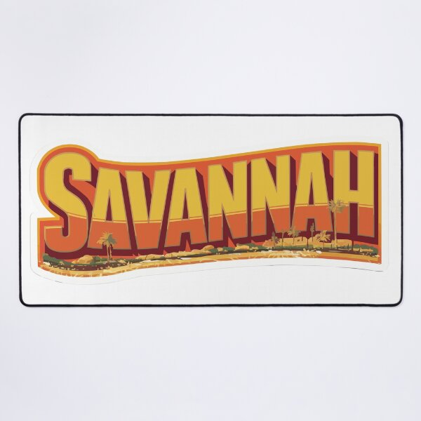 Item preview, Savannah City Scape Sunset with Palm Trees designed and sold by For91days-Blog.