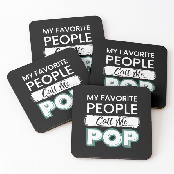 Item preview, My Favorite People Call Me POP Design, Funny Grandpa Fathers Day, Cute Fathers Day, New Father Gift designed and sold by Viran-Designs.