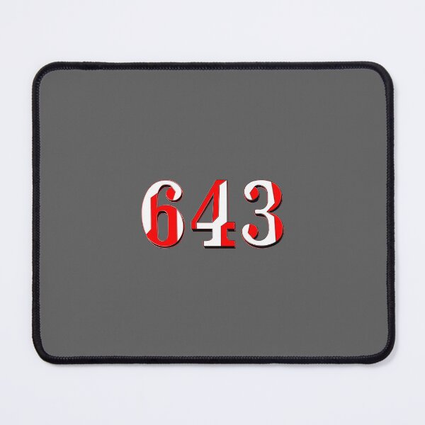 Item preview, number six hundred and forty-three digit 643 order sequence team member age designed and sold by 4rpixs.