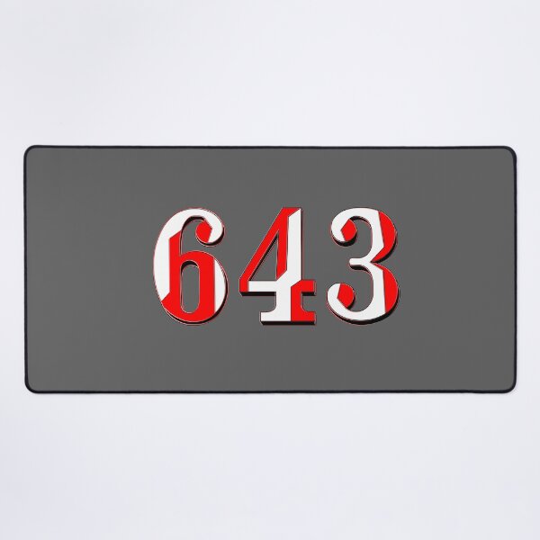 Item preview, number six hundred and forty-three digit 643 order sequence team member age designed and sold by 4rpixs.