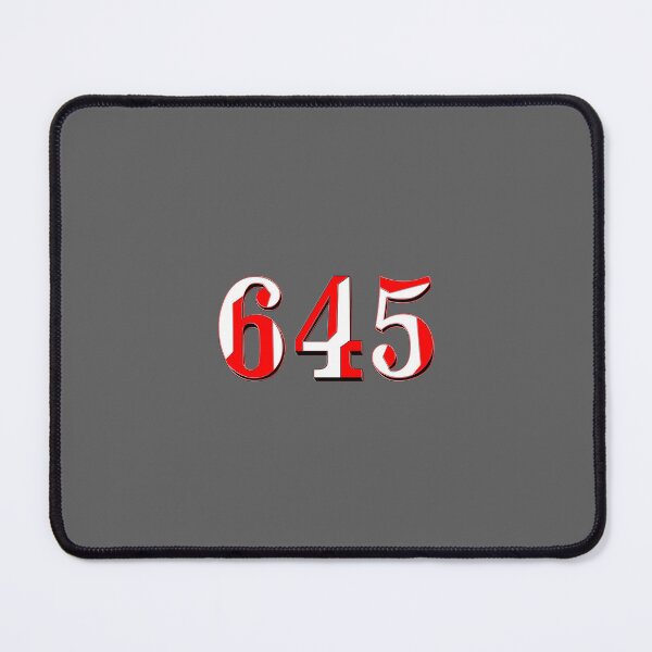 Item preview, number six hundred and forty-five digit 645 order sequence team member age designed and sold by 4rpixs.