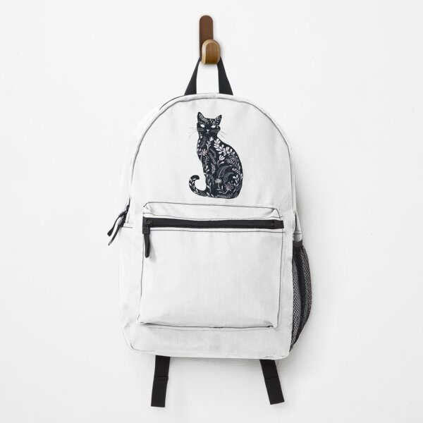 Item preview, Floral cat designed and sold by WildernessTints.