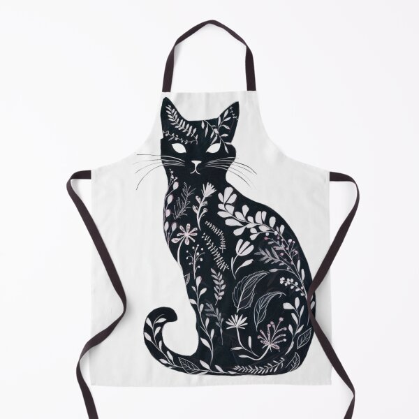 Item preview, Floral cat designed and sold by WildernessTints.