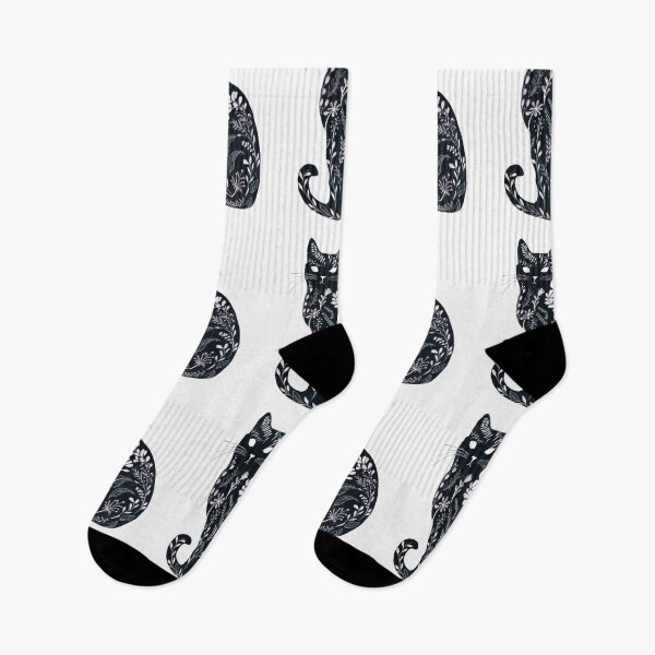 Item preview, Floral cat designed and sold by WildernessTints.
