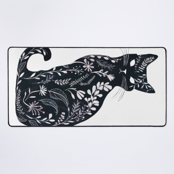 Item preview, Floral cat designed and sold by WildernessTints.