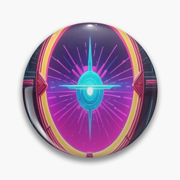 Item preview, Neon Stargate Purple - Pop Art  designed and sold by eXtraHumans.