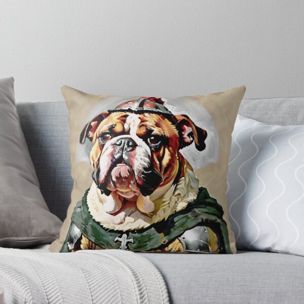 Item preview, Bulldog Medieval Fantasy Art "Sir Wrinklesworth" Perfect Gift for Dog Lovers designed and sold by furrlieben.