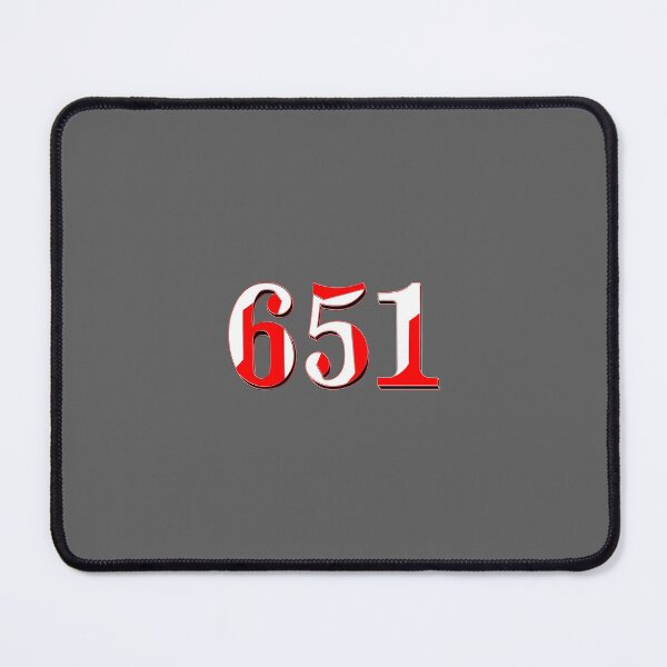 Item preview, number six hundred and fifty-one digit 651 order sequence team member age designed and sold by 4rpixs.