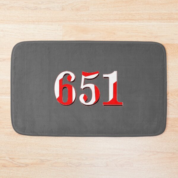 Item preview, number six hundred and fifty-one digit 651 order sequence team member age designed and sold by 4rpixs.