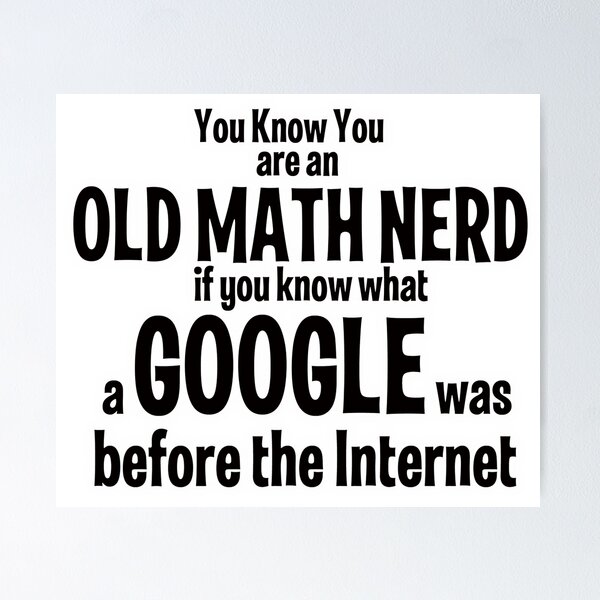 Item preview, Old Math Nerd designed and sold by GolemAura.