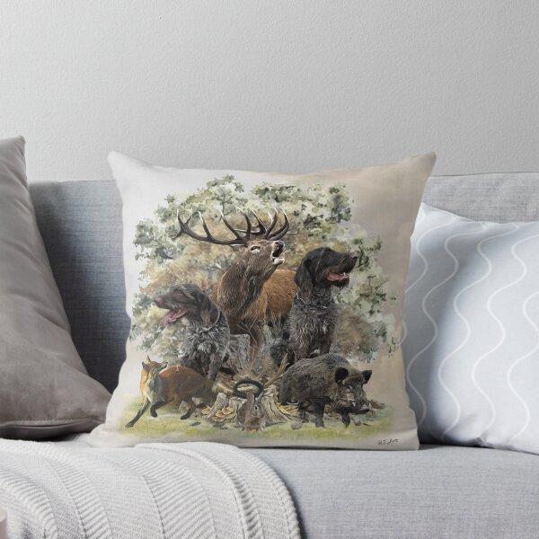Item preview, German wirehaired pointers, The Passion for Hunting designed and sold by TammyHunterArt.