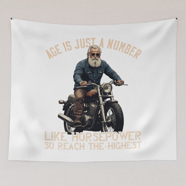 Item preview, Funny Biker Grandpa Vintage Motorcycle Retro Style designed and sold by LuminOrb.