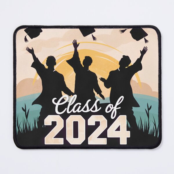 Item preview, Class of 2024 Graduates Silhouette Throwing Caps designed and sold by Itsheartshop.