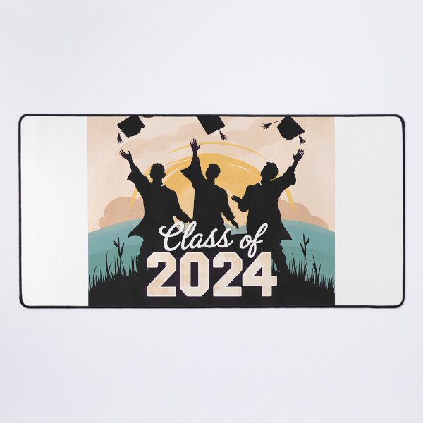 Item preview, Class of 2024 Graduates Silhouette Throwing Caps designed and sold by Itsheartshop.