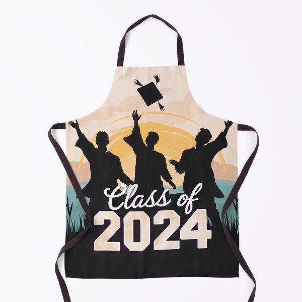 Item preview, Class of 2024 Graduates Silhouette Throwing Caps designed and sold by Itsheartshop.